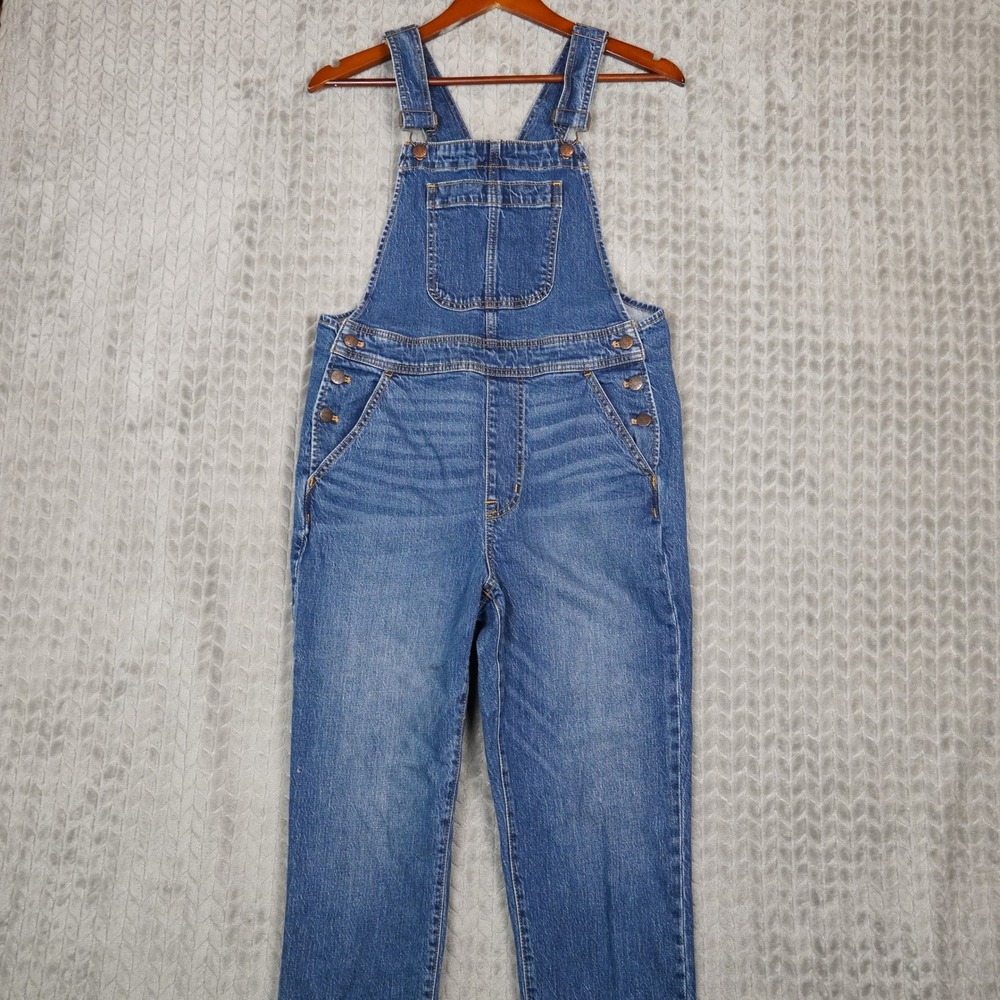 J. Crew Factory Light Blue Denim Overalls